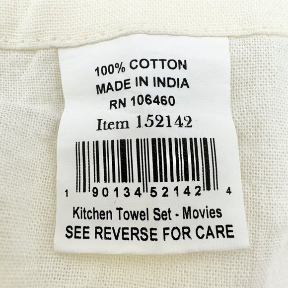 Primitives by Kathy Set of Dish Towels Holiday Recipes Star Cookie Cutter NWT - Picture 7 of 16